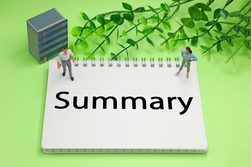 summary まとめ